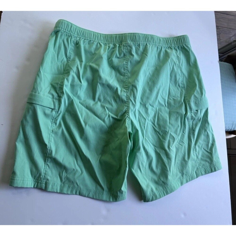The North Face Hybrid Hiking Shorts Quick Dry Activewear Belted Green XXL - Picture 6 of 8